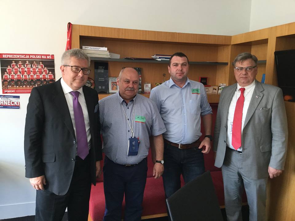 Spotkanie z R. Czarneckim w Strasburg 17 maj 2017